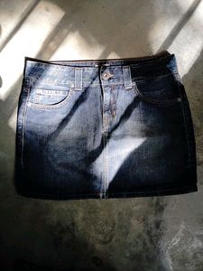 Denim Mini Skirt