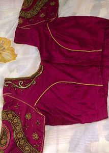 Pink Bridal Heavy Blouse