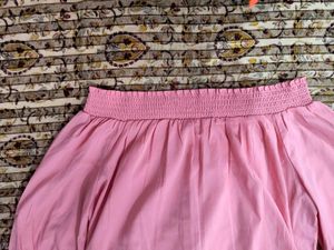 Pink Off-the-Shoulder Blouse