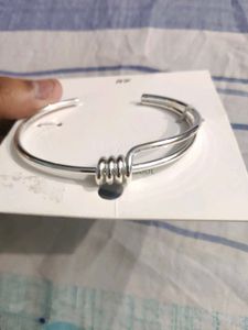 H&amp;M Silver Tone Cuff Bracelet