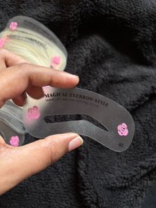 Vintage Magical Eyebrow Style Stencils