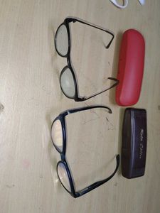 Vintage Eyeglasses with Cases chashma frame plasti