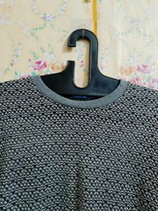🇳🇿💫🎀Chic Grey Textured winter  Sweater top