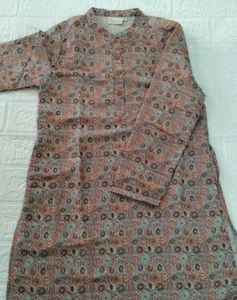 Stylish Printed Cotton Kurta