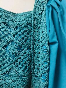Crochet Puff Sleeve Top