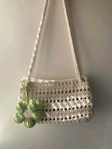 Crochet Mesh sling bags