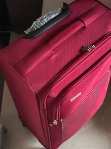 Red Rolling Luggage Suitcase