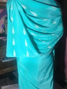 silk crepe saree soft