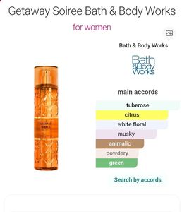 BBW Getaway Soiree Body Mist