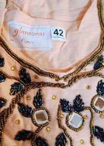 pakistani mirror work suit