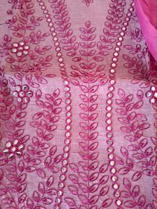 cotton pink kurta set dress material