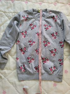 Floral Print Sweatshirt