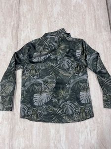 women’s Tropical Tiger Print Shirt