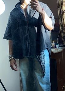 OVERSIZE BLACK SHIRT