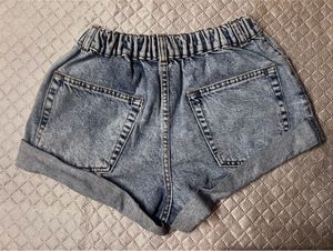 Women's Acid Wash Denim Shorts