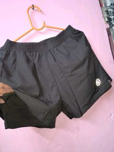 Chkokko Stylish Black Athletic Shorts