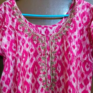 Beautiful Pink Kurta Set