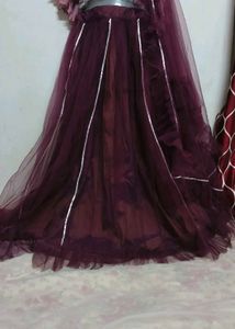 Elegant Lehenga Choli with Sequin Top