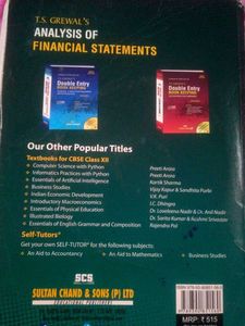 T.S. Grewal's Analysis of Financial Statements