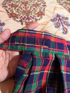 Mini Plaid Pleated Korean Skirt