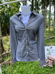 Classic Striped Button-Down Shirt