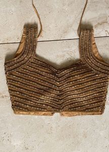 Golden Heavy Blouse | Party / Wedding