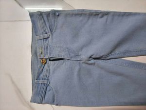 Classic Straight Fit Light Blue Denim Jeans