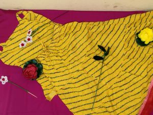 Vibrant Yellow Ethnic Gown