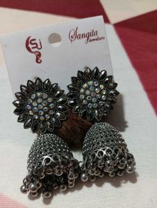 Antique Oxidized Jhumka Earrings ✨🙃😘