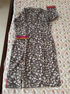 Grey Ethnic kurta