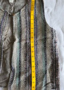 Boho Striped Ethnic Vest