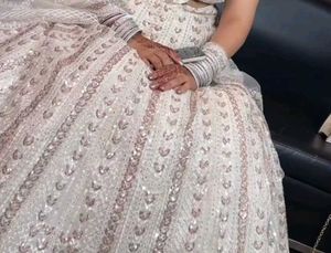 Heavy Lehnga With Backless Blouse And Dupatta.