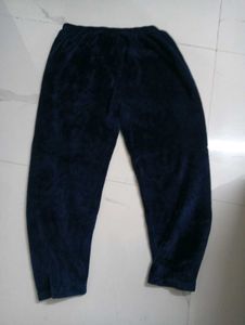 H&amp;M Blue Velvet Tunic Top