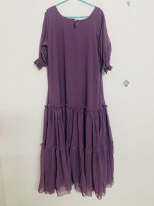 A Line Top Georgette Used One