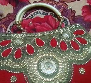 Beautiful Party Wear Hand Bag