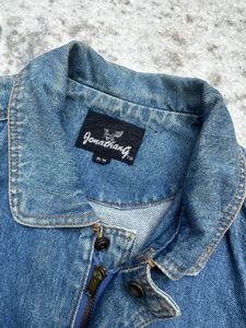 Vintage 90s Jonathan G  Zip-Up Denim Bomber J