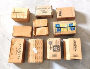 5 Cardboard Boxes, Packing Box, Packaging Material