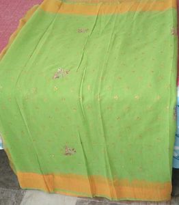 BRAND New fancy fastive saree light weight & fall
