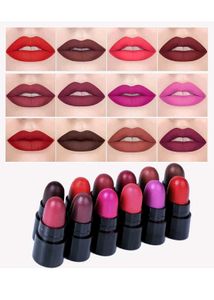 Matte Liquid Lipstick Pack of 12