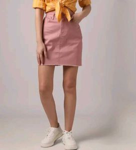 Pink Mini Skirt