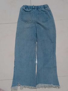 Cute Denim Palazzo Pants