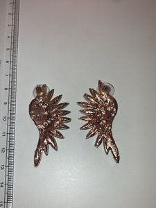 Delicate Angel Wings Stone Earring