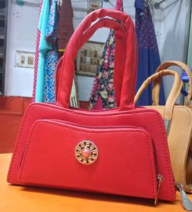 Chic Red Handbag
