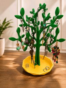 3D Printed Jewelry Tree Organizer with Tray