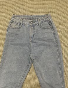 Light Wash Straight Jeans