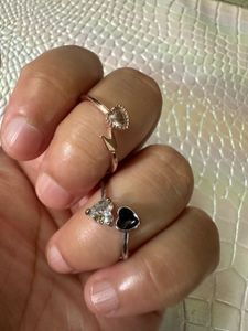 Cute Heart Rings (Set of 2)