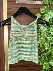 Striped Knit Tank Top