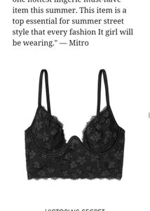 Victoria's Secret Black Lace Bra