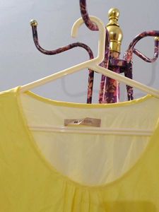 Vibrant Yellow Short Sleeve Top