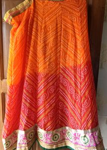 Bandani Print Lehenga
